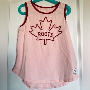 Roots kids cotton tank top